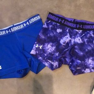 Under Armour Spandex shorts.
